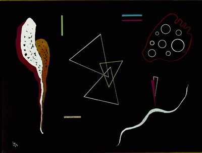 Tres Triángulos de Wassily Kandinsky